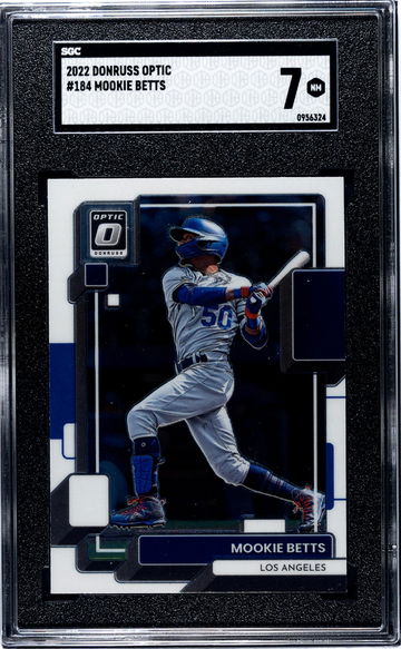 2022 Donruss Optic #184 Mookie Betts SGC 7