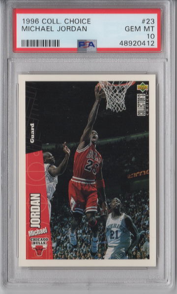 1996 Collector's Choice Michael Jordan PSA 10