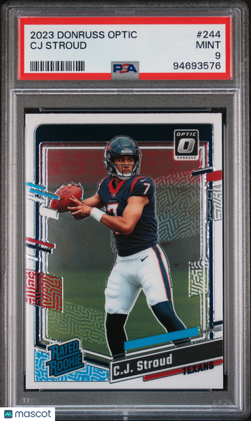2023 Panini Donruss Optic CJ Stroud #244 PSA 9