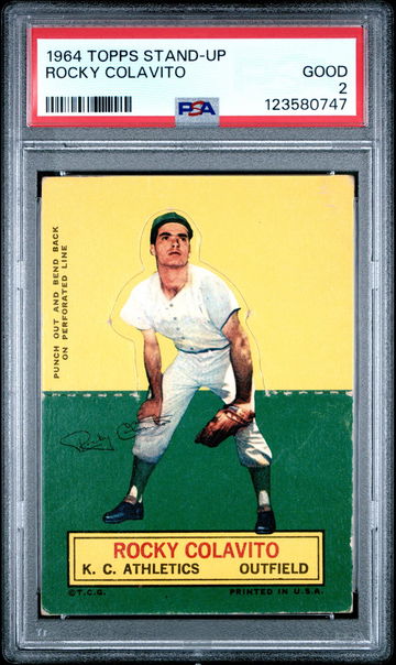 1964 Topps Stand-Ups Rocky Colavito #19 PSA 2
