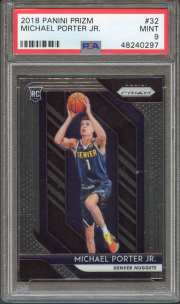 2018 Panini Prizm Michael Porter Jr. PSA 9