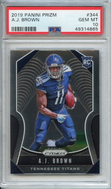 AJ A.J Brown 2019 Prizm Rookie PSA 10 (865)