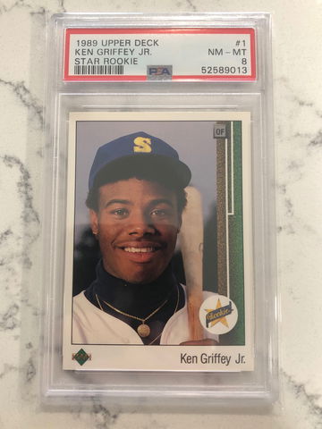1989 Upper Deck Ken Griffey Jr PSA 8