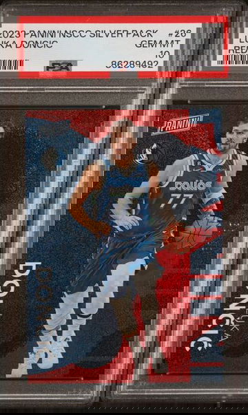 2023 Panini The National NSCC Silver Pack Luka Doncic Red #/99 PSA 10