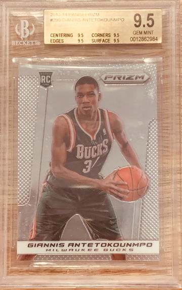 2013 Prizm Giannis Antetokounmpo Rookie BGS 9.5 True Gem