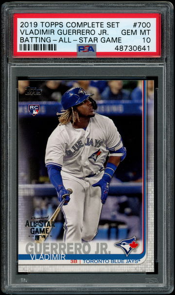 2019 Topps Complete Set #700 Vladimir Guerrero Jr. BATTING PSA 10 Gem Mint