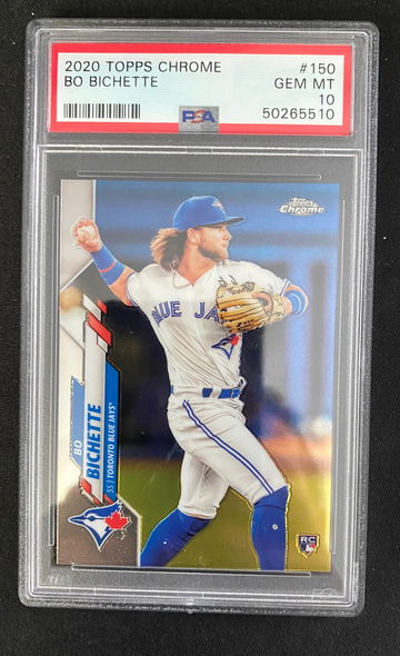 2020 Topps Chrome 150 Bo Bichette PSA 10