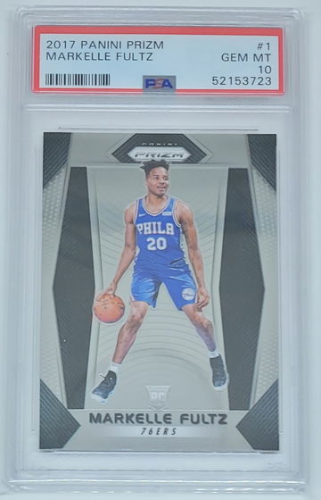 2017 Prizm Markelle Fultz #1 PSA 10 GEM MINT