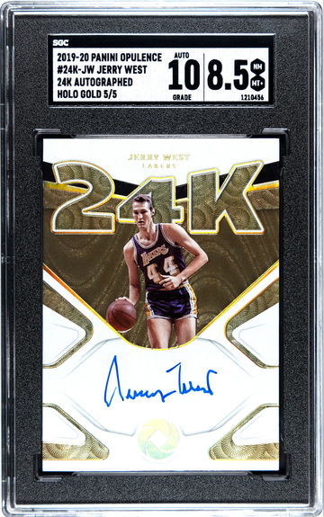 2019-20 Panini Opulence #24K-JW Jerry West Auto