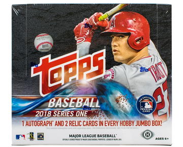 2018 Topps Series 1 Jumbo Hobby Case FACTORY SEALED (12 Boxes)