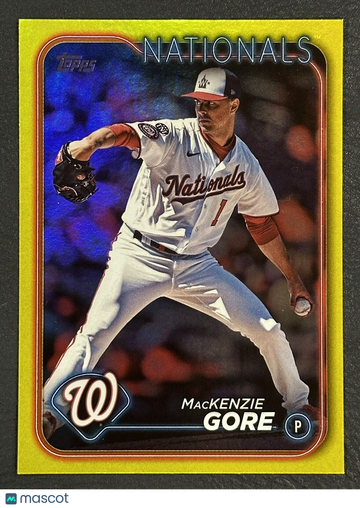 2024 Topps Series 1 MACKENZIE GORE Gold FOIL Washington Nationals