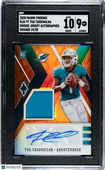 2020 Panini Phoenix Tua Tagovailoa #RJA-TT SGC 9