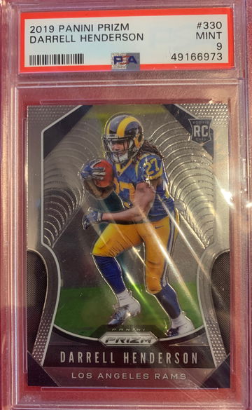 2019 Panini Prizm Darrell Henderson Rookie PSA 9