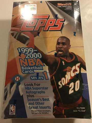 1999-2000 Topps NBA Basketball 🏀 Hobby series 1 Box