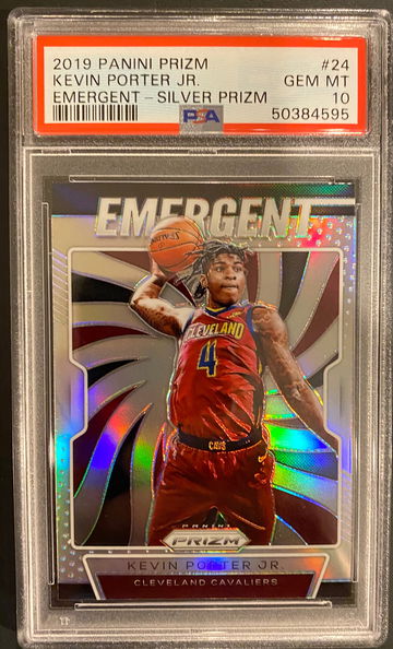 Kevin Porter Jr. Prizm Emergent Silver Prizm PSA 10