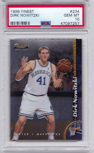 1998 Dirk Nowitzki Finest PSA 10