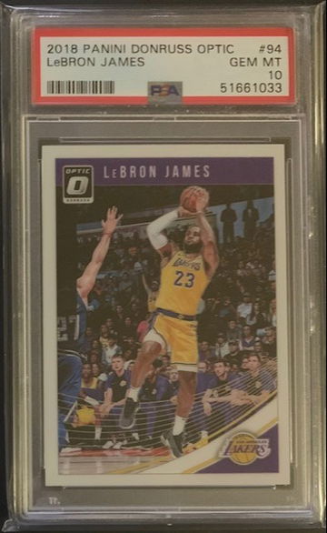 2018 Donruss Optic LeBron James PSA 10 Gem Mint!!!