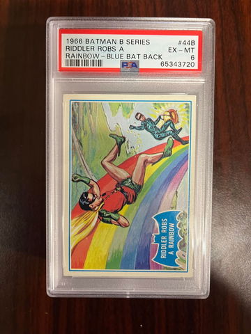 1966 Batman B Series Blue Back 44b PSA 6