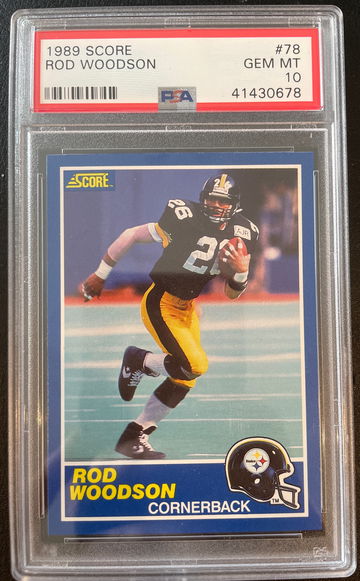1989 score Rod Woodson PSA 10