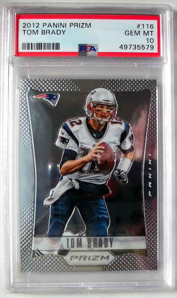 Tom Brady 2012 Prizm #116 PSA 10
