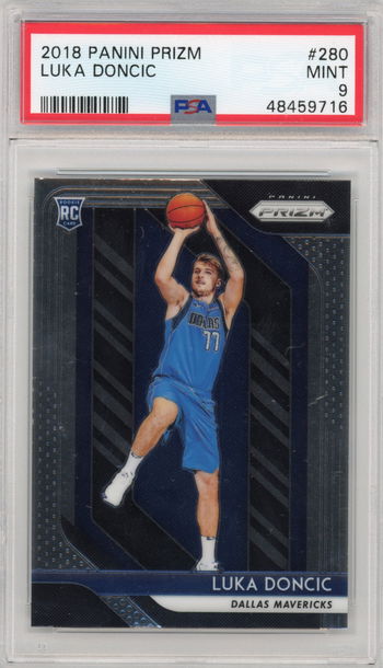 Luka Doncic RC 2019 Panini Prizm PSA 9 #280