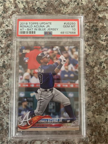 Ronald Acuña Jr. Topps #US250 Psa 10