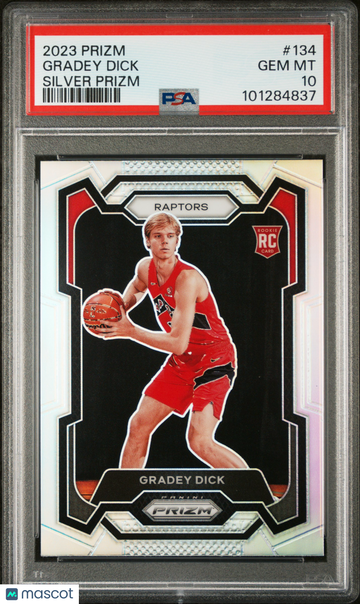 2023 Panini Prizm Gradey Dick #134 Silver PSA 10