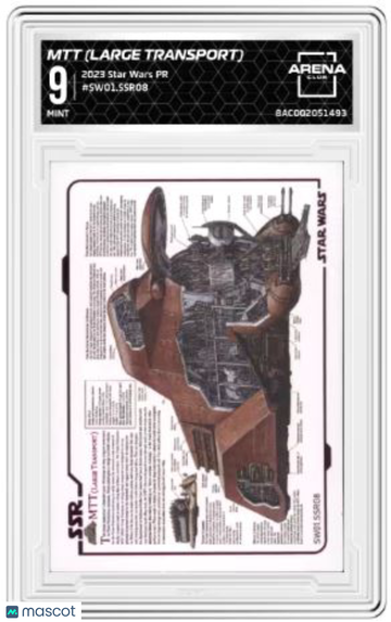 2023 Star Wars PR MTT Large Transport #SW01.SSR08 Arena Club 9
