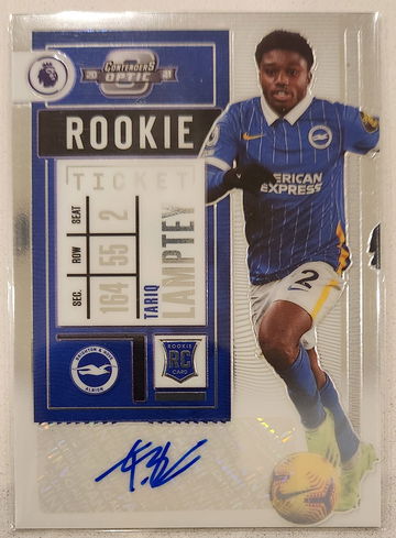 2020-21 TARIQ LAMPTEY 053/500 AUTO PANINI CHRONICLES CONTENDERS OPTIC ROOKIE RC