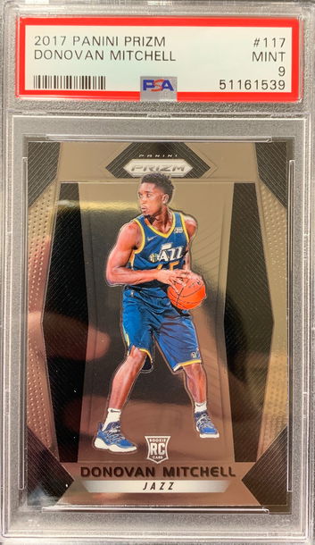 2017 Prizm Donovan Mitchell #117 PSA 9