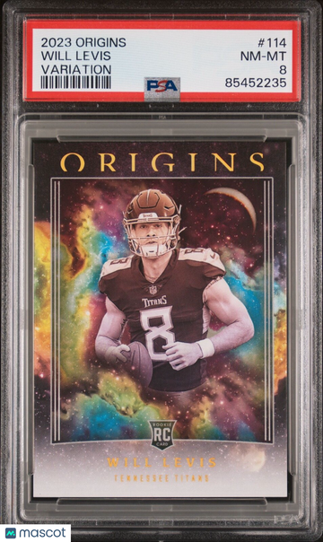 2023 Origins Will Levis #114 Image Variations Rookie PSA 8