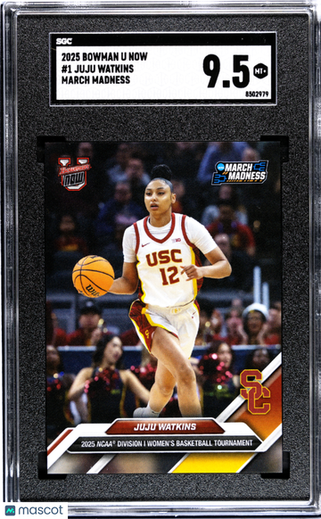 2025 Bowman U Now March Madness Juju Watkins #1 SGC 9.5