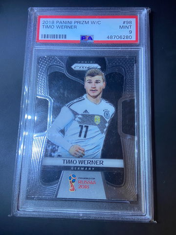2018 Panini Prizm WC Timo Werner PSA 9
