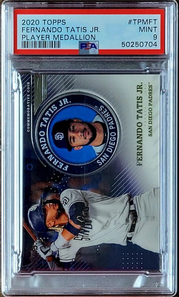 2020 SP FERNANDO TATIS JR Topps Player Medallion Coin PSA 9 POP 1 #TPMFT