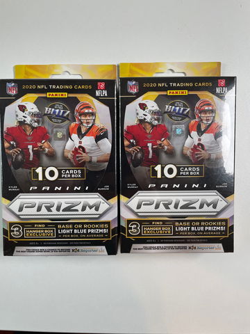 2020 NFL Prizm Hanger boxes lot of 2