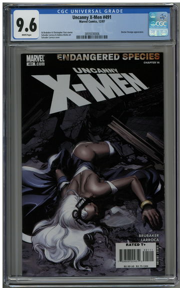 Uncanny X-Men 491 CGC 9.6 Endangered Species Storm cover Doctor Strange app.
