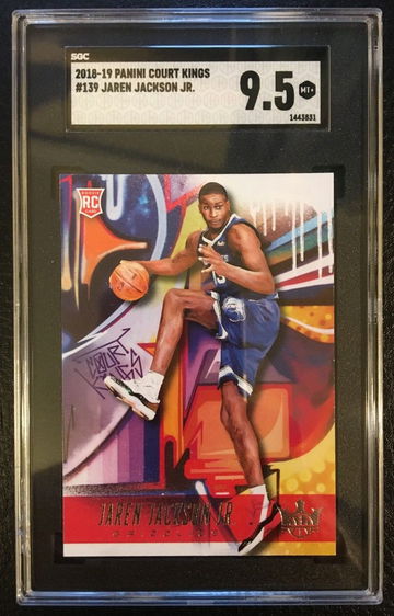 2018 Jaren Jackson Jr. Panini Court Kings #139 Level 2 SGC 9.5 Mint+