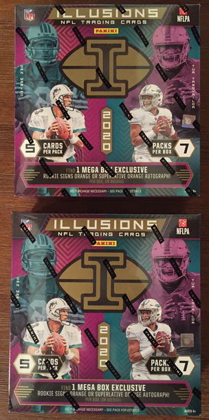 2020 Panini Illusions Football Mega Box (2-lot)