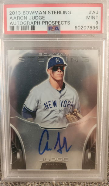 2013 Bowman Sterling Aaron Judge Rookie Auto