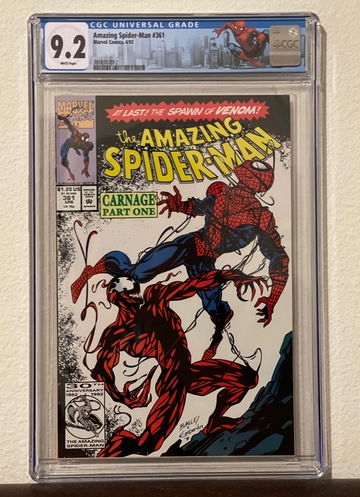Amazing Spider-Man 361 First Print CGC 9.2