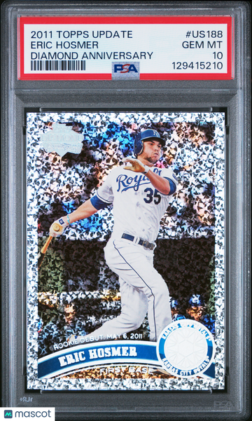 2011 Topps Update Eric Hosmer #US188 Diamond Anniversary PSA 10