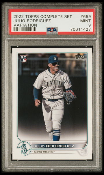 2022 Julio Rodriguez Topps Complete Set Variation PSA 9 MINT