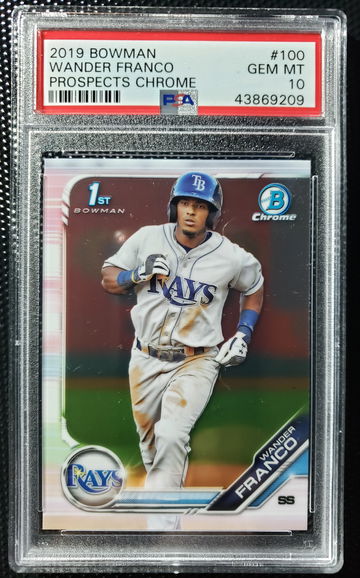 2019 Bowman Chrome Wander Franco PSA 10