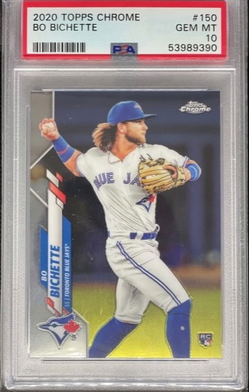 PSA 10 2020 Topps Chrome Bo Bichette RC #150