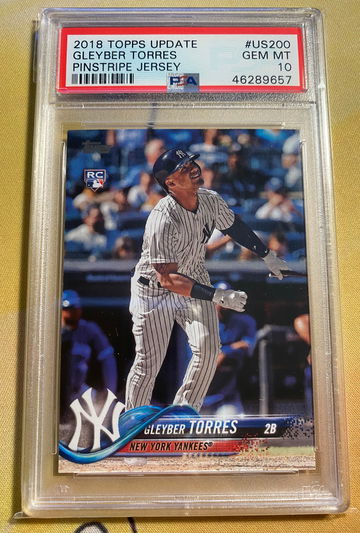 Gleyber Torres Topps PSA 10 Rookie