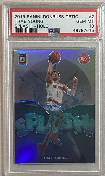 2019 Optic Trae Young Splash Holo PSA 10