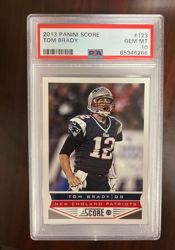 2013 Panini Score Tom Brady PSA 10