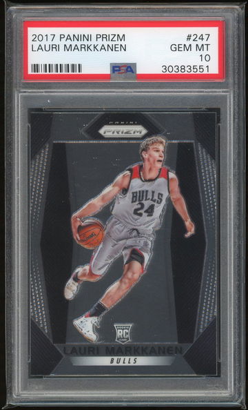 Lauri Markkanen 2017 Panini Prizm PSA 10