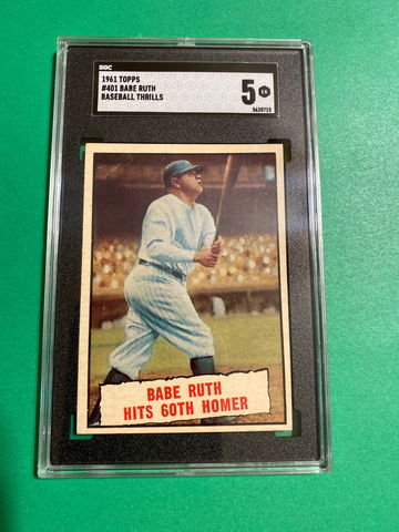 1961 Topps # 401 BABE RUTH  