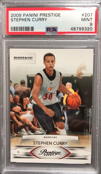 Stephen Curry 2009 Prestige Rookie PSA 9 #207